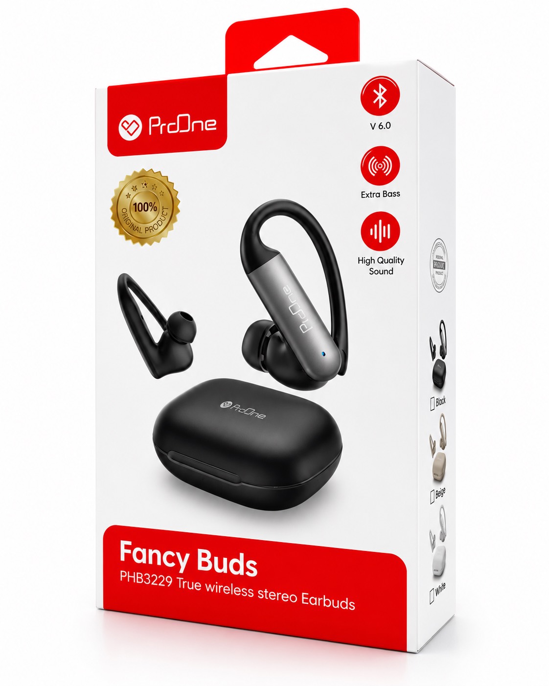 ایرپاد توگوشی با قلاب دور گوش پرووان مدل FANCY BUDS(PHB3229)
